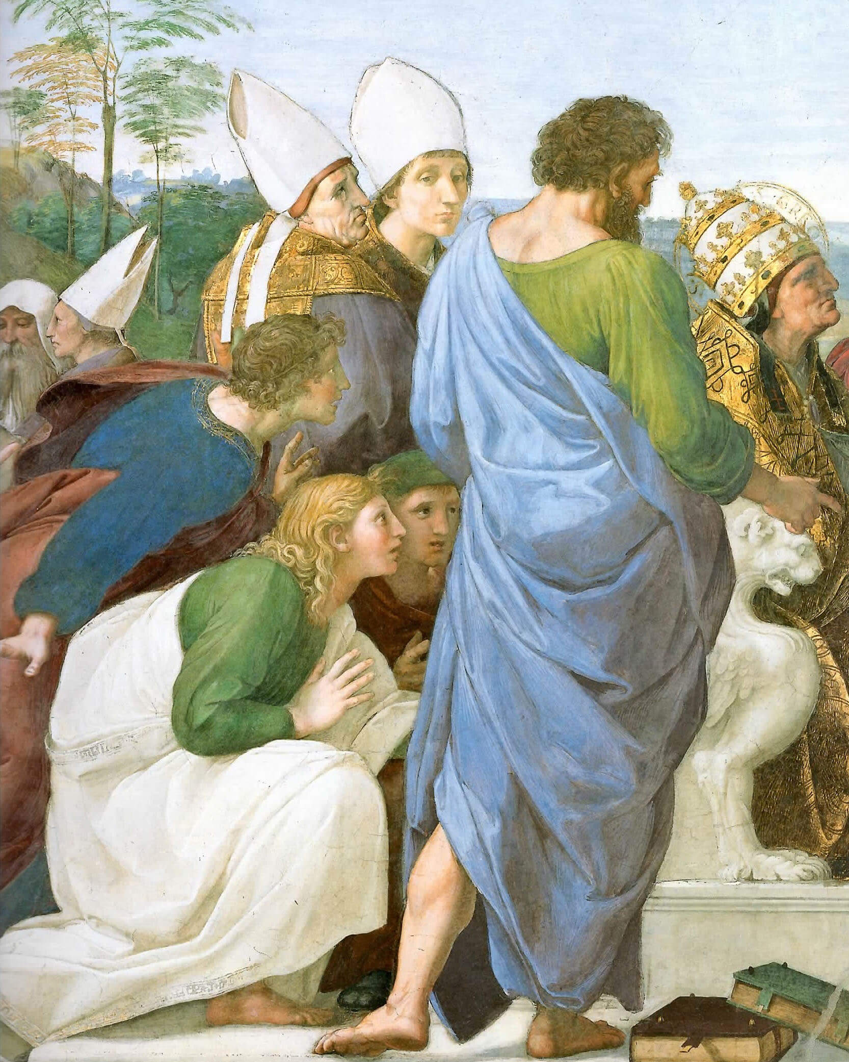 Raffaello - Disputa del sacramento